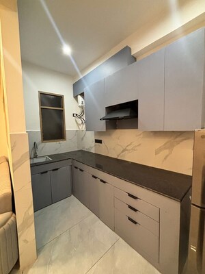 Kitchen in 3 BHK Apartment at Palm Residency Chhatarpur, Chattarpur – for Rent