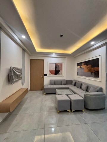 Living Room in 3 BHK Apartment at Palm Residency Chhatarpur, Chattarpur – for Rent