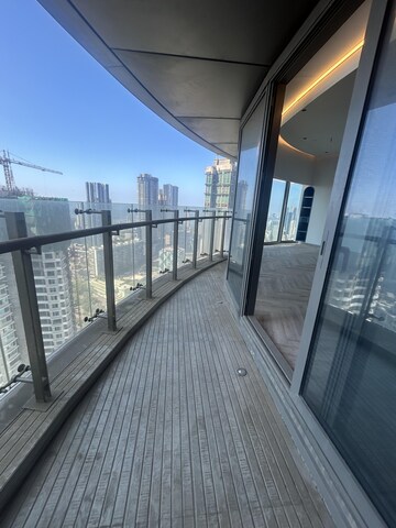 Balcony in 3 BHK Apartment at Lodha World View, Worli – for Rent