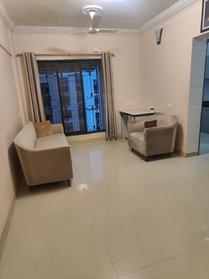 Living Room in 2 BHK Apartment at Vasai West – for Rent