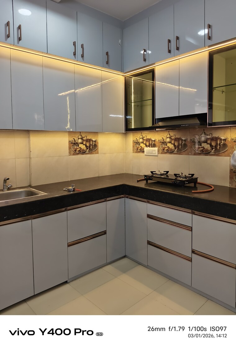 Kitchen, op-floridaa 2 Bedroom 473 Sq.Ft. Apartment In Sector 82 Faridabad 10078534