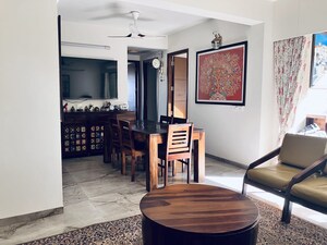 Living Room in 3 BHK Apartment at Vastrapur – for Rent