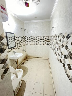 Bathroom in 3 BHK Apartment at East Of Kailash – for Rent