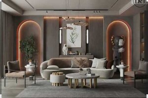 Living Room in 2 BHK Apartment at Godrej Arden, Sigma Iii Greater Noida – for Sale