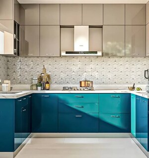 Kitchen in 2 BHK Apartment at RWA Residential Society Sector 46, Sector 46 – for Rent