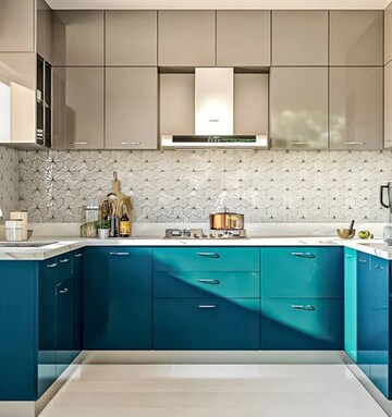 Kitchen in 2 BHK Apartment at RWA Residential Society Sector 46, Sector 46 – for Rent