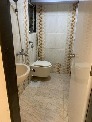 Bathroom in 1 BHK Apartment at Silicon Park, Malad West – for Rent