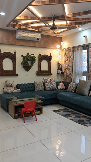 Living Room in 2 BHK Apartment at Amanora Gold Towers, Hadapsar – for Rent