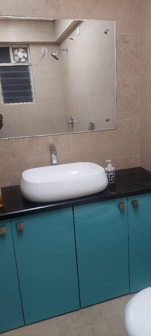 Bathroom in 2 BHK Apartment at Shree Balaji Infinity, Baner – for Rent
