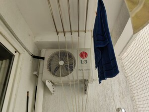 Staircase in 2 BHK Apartment at Prestige Lakeside Habitat, Varthur – for Rent