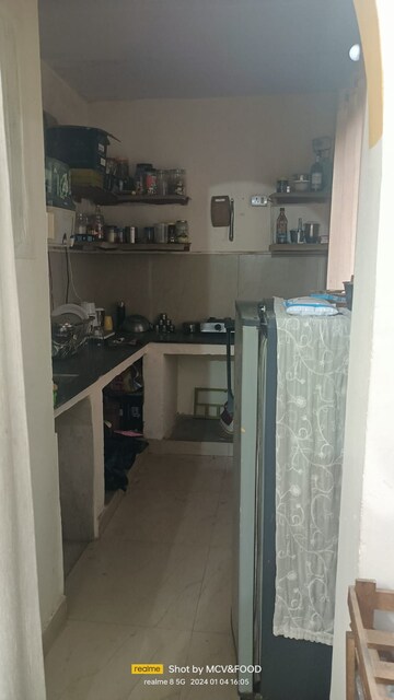 Kitchen in 1 BHK Builder Floor at Khirki Extension – for Rent