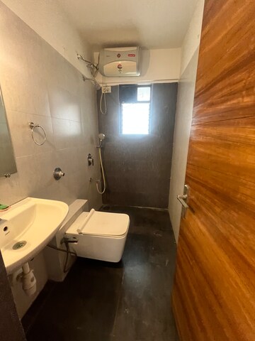 Bathroom in 3 BHK Apartment at Thakur Jewel Tower, Kandivali East – for Rent