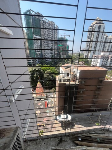 Balcony in 3 BHK Apartment at Thakur Jewel Tower, Kandivali East – for Rent