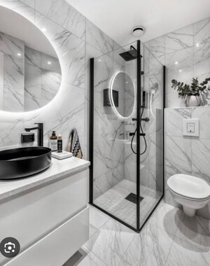 Bathroom in 2 BHK Builder Floor at ABA County 107, Sector 107 – for Sale