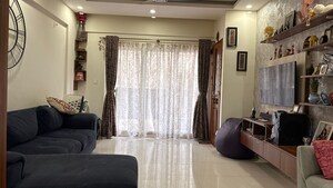 Living Room in 2 BHK Apartment at Elegant Whispering Winds, Kanakapura Road – for Sale
