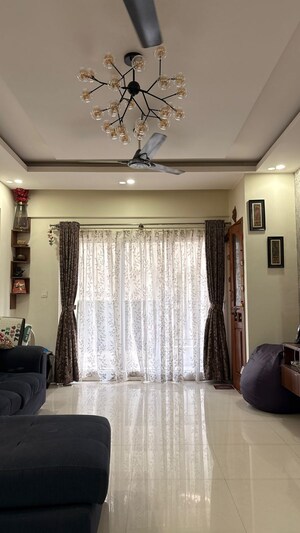 Living Room in 2 BHK Apartment at Elegant Whispering Winds, Kanakapura Road – for Sale
