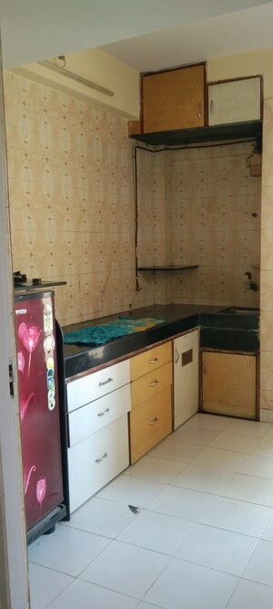 Kitchen in 1 BHK Apartment at Puranik Aarambh, Ghodbunder Road – for Rent
