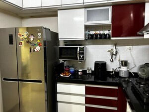 Kitchen in 2 BHK Apartment at Chaitanya High Point, Balewadi – for Rent
