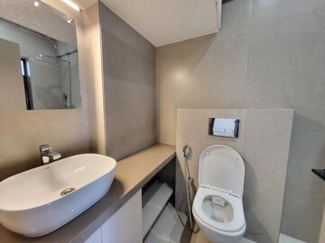 Bathroom in 2 BHK Apartment at Enpar Lotus 101 Worli Residences, Lower Parel – for Rent