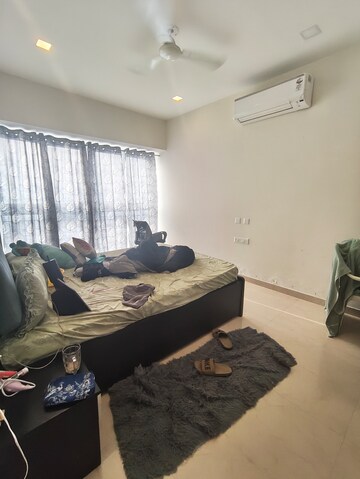 Living Room in 2 BHK Apartment at Ruparel Ariana, Parel – for Rent