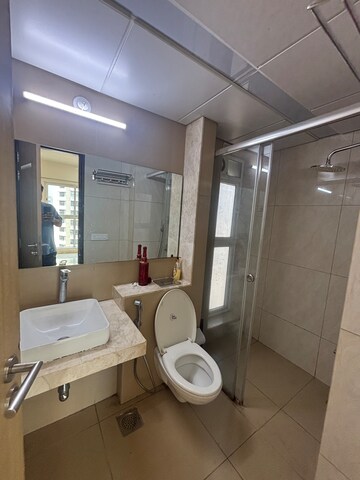 Washroom in 2 BHK Apartment at L&T Emerald Isle, Powai – for Rent