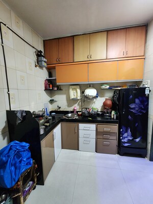 Kitchen in 1 BHK Apartment at Gharonda Housing, Ghansoli – for Rent