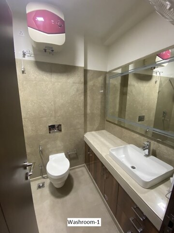 Bathroom in 3 BHK Apartment at M3M Latitude, Sector 65 – for Rent
