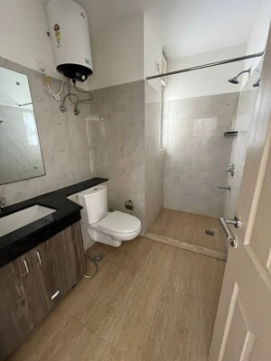 Bathroom in 3 BHK Apartment at Pioneer Park Presidia, Sector 62 – for Rent