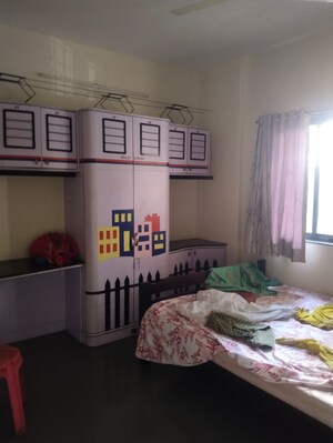 Bedroom in 3 BHK Apartment at Gokhale Saraswati Park, Ideal Colony – for Rent