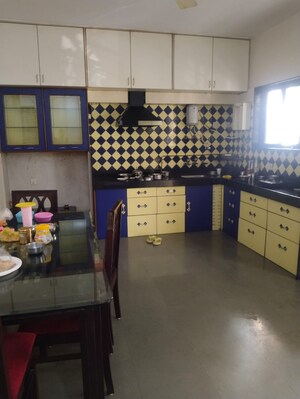 Kitchen in 3 BHK Apartment at Gokhale Saraswati Park, Ideal Colony – for Rent