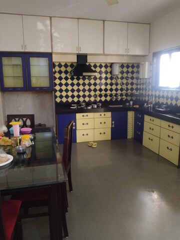Kitchen in 3 BHK Apartment at Gokhale Saraswati Park, Ideal Colony – for Rent