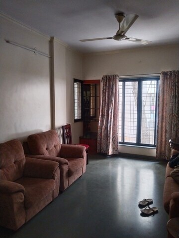 Living Room in 3 BHK Apartment at Gokhale Saraswati Park, Ideal Colony – for Rent