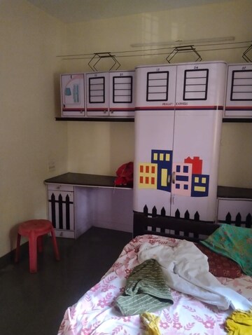 Bedroom in 3 BHK Apartment at Gokhale Saraswati Park, Ideal Colony – for Rent