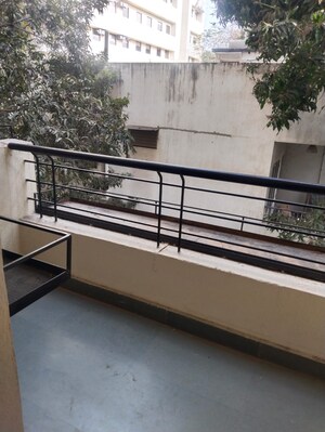 Balcony in 3 BHK Apartment at Gokhale Saraswati Park, Ideal Colony – for Rent