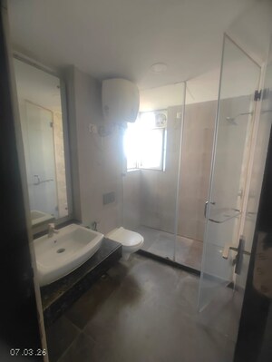 Bathroom in 3.5 BHK Apartment at Microtek Greenburg, Sector 86 – for Rent