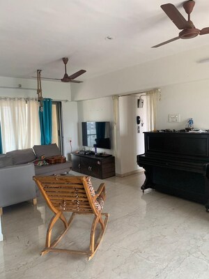Living Room in 2 BHK Apartment at Crescent Apartment Bandra West, Bandra West – for Rent