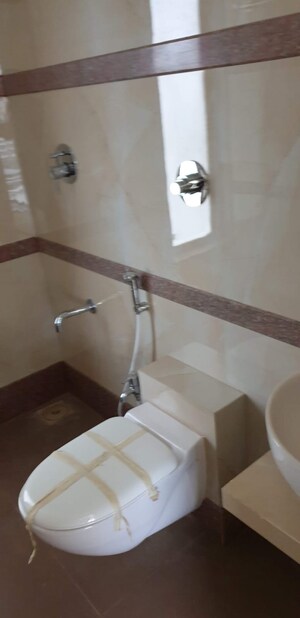 Attached Bathroom in 3 BHK Apartment at Chandak Stella, Goregaon West – for Rent