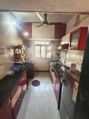 Kitchen in 2 BHK Apartment at Happy Valley Homes, Manpada – for Rent
