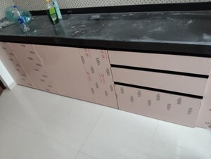 Kitchen in 2 BHK Apartment at Rustomjee Athena, Majiwada – for Rent