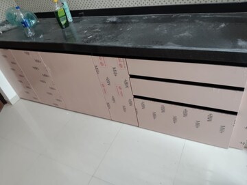 Kitchen in 2 BHK Apartment at Rustomjee Athena, Majiwada – for Rent