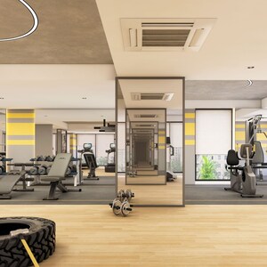 Gym in 3 BHK Apartment at ASBL Landmark, Kukatpally – for Sale