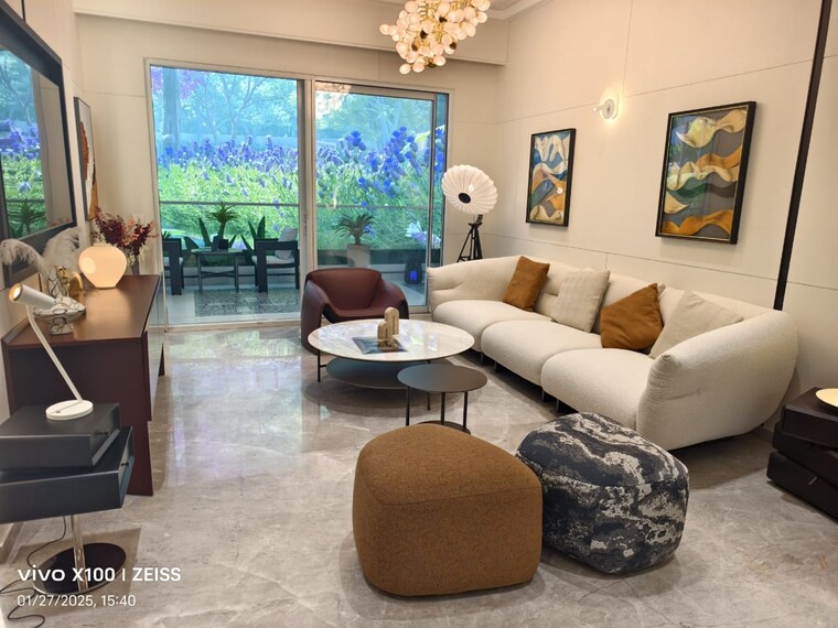 Living Room, crossing-republik 5 Bedroom 2800 Sq.Ft. Penthouse In Crossing Republic Ghaziabad 10095642