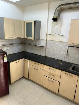 Kitchen in 3 BHK Apartment at Sunworld Vanalika, Sector 107 – for Rent