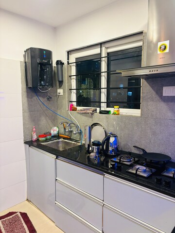 Kitchen in 2 BHK Builder Floor at Anita Residency Madhapur, Madhapur – for Rent