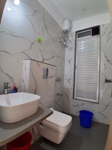 Bathroom in 2 BHK Apartment at Tricity Montview, Sanpada – for Rent