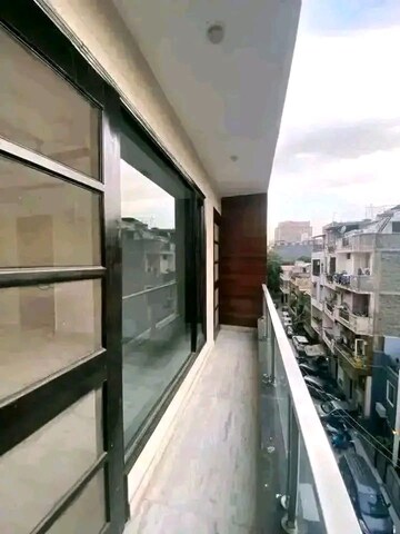 Balcony in 3 BHK Builder Floor at East Of Kailash – for Rent