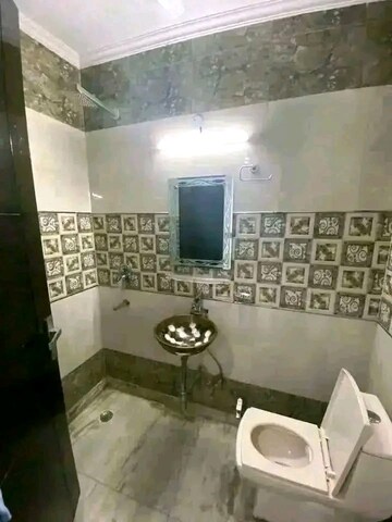Bathroom in 3 BHK Builder Floor at East Of Kailash – for Rent
