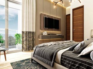 Bedroom in 3.5 BHK Penthouse at Goel Ganga Serio, Kharadi – for Sale