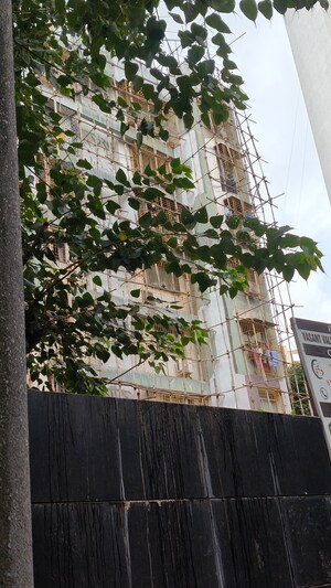 Balcony in 1 RK Apartment at Vasant Valley Complex, Malad East – for Rent