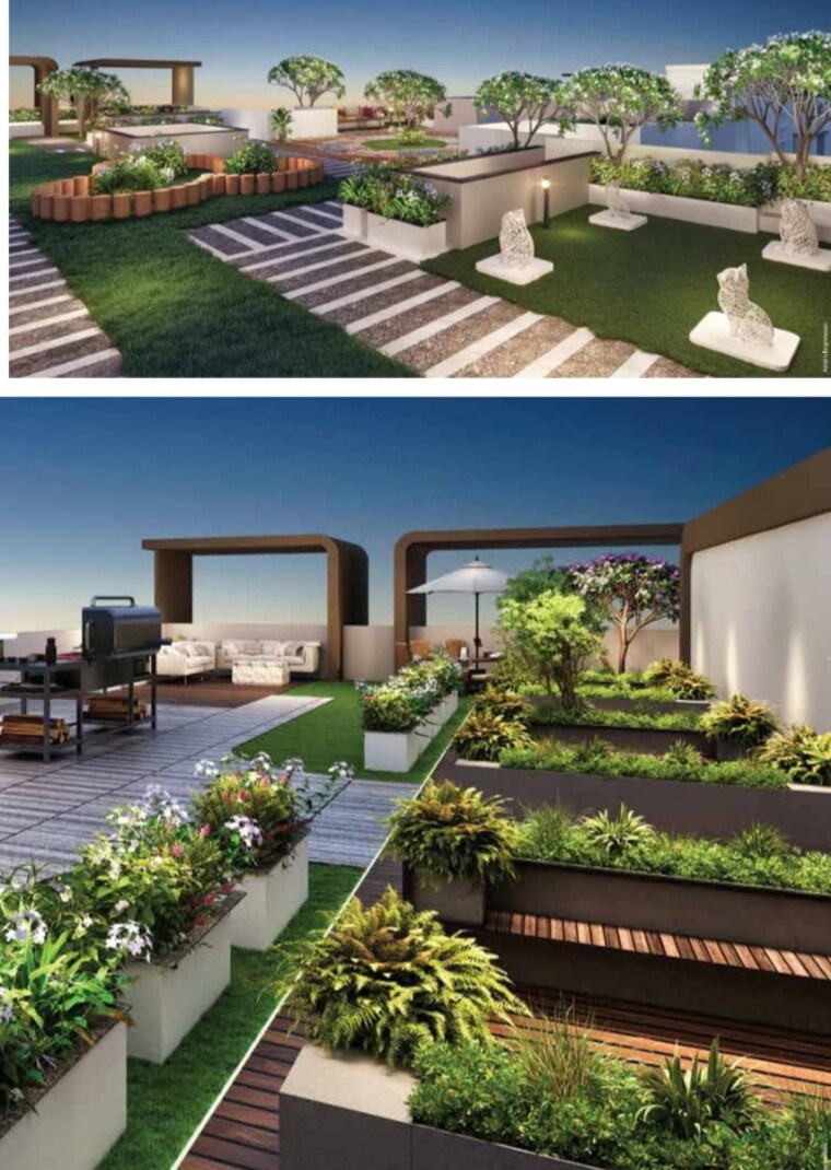 Garden, tricity-aura 1 Bedroom 835 Sq.Ft. Apartment In Roadpali Navi Mumbai 10095808